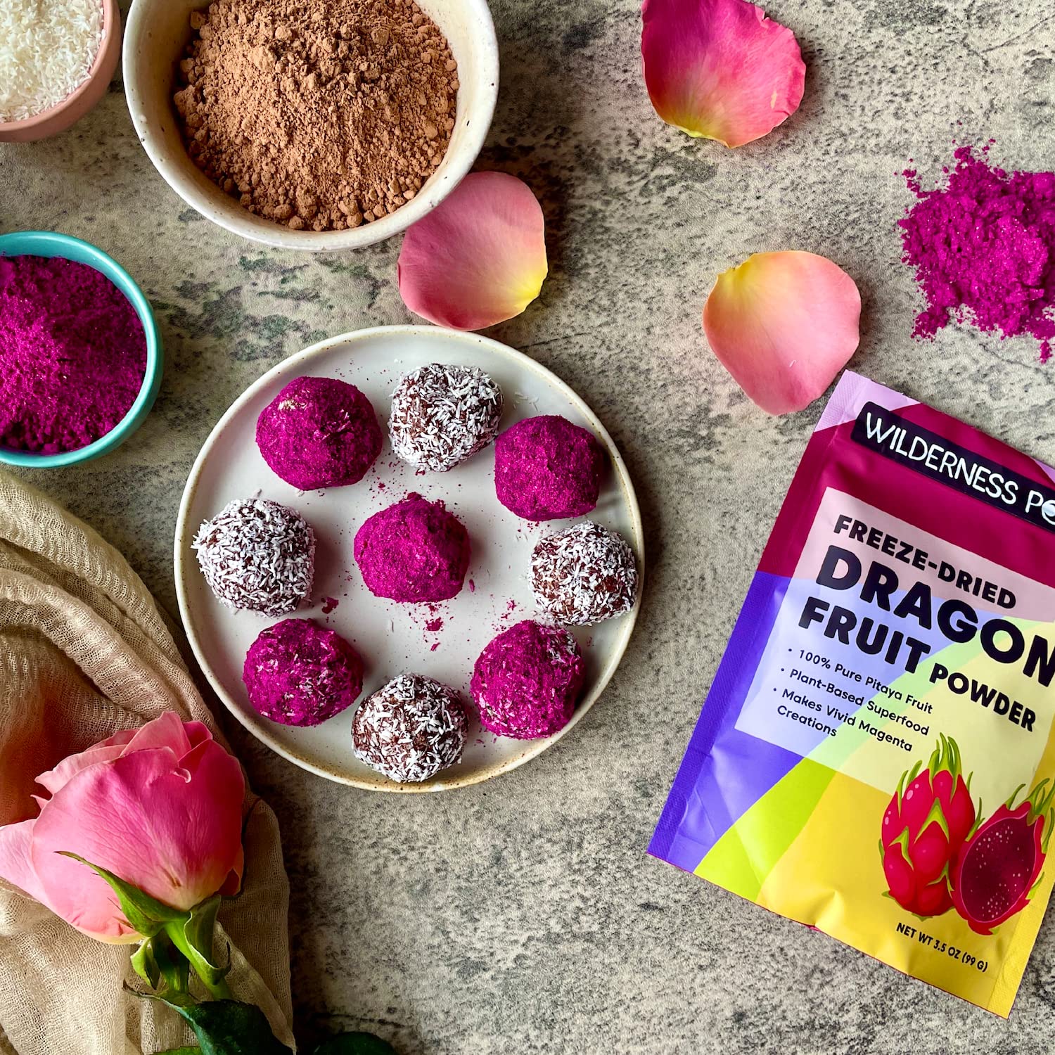 Foto 6 | Fruto De Dragón Liofilizado En Polvo Wilderness Poets 100 G - Venta Internacional.