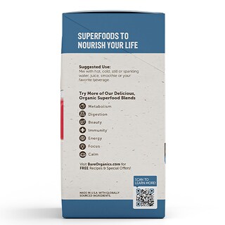 Foto 3 | Superalimento Para Dormir Para Llevar Bareorganics Potenciador De Agua 12 X 12 - Venta Internacional.