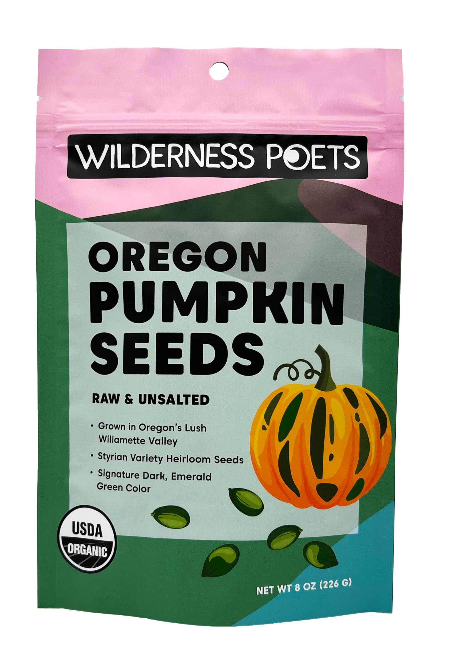 Foto 2 pulgar | Semillas De Calabaza Wilderness Poets Oregon Organic Heirloom 250 Ml - Venta Internacional.