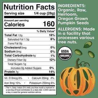 Foto 4 | Semillas De Calabaza Wilderness Poets Oregon Organic Heirloom 250 Ml - Venta Internacional.