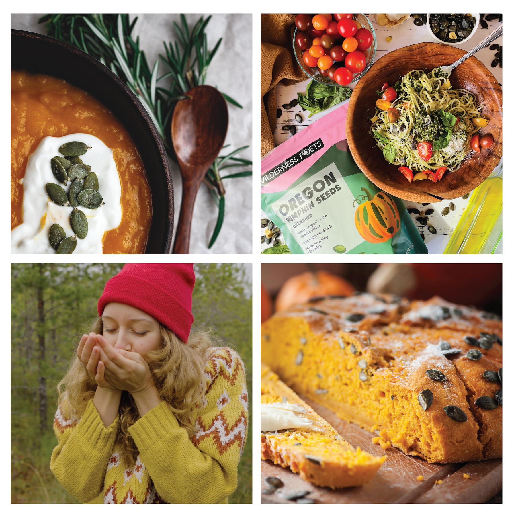 Foto 6 pulgar | Semillas De Calabaza Wilderness Poets Oregon Organic Heirloom 250 Ml - Venta Internacional.