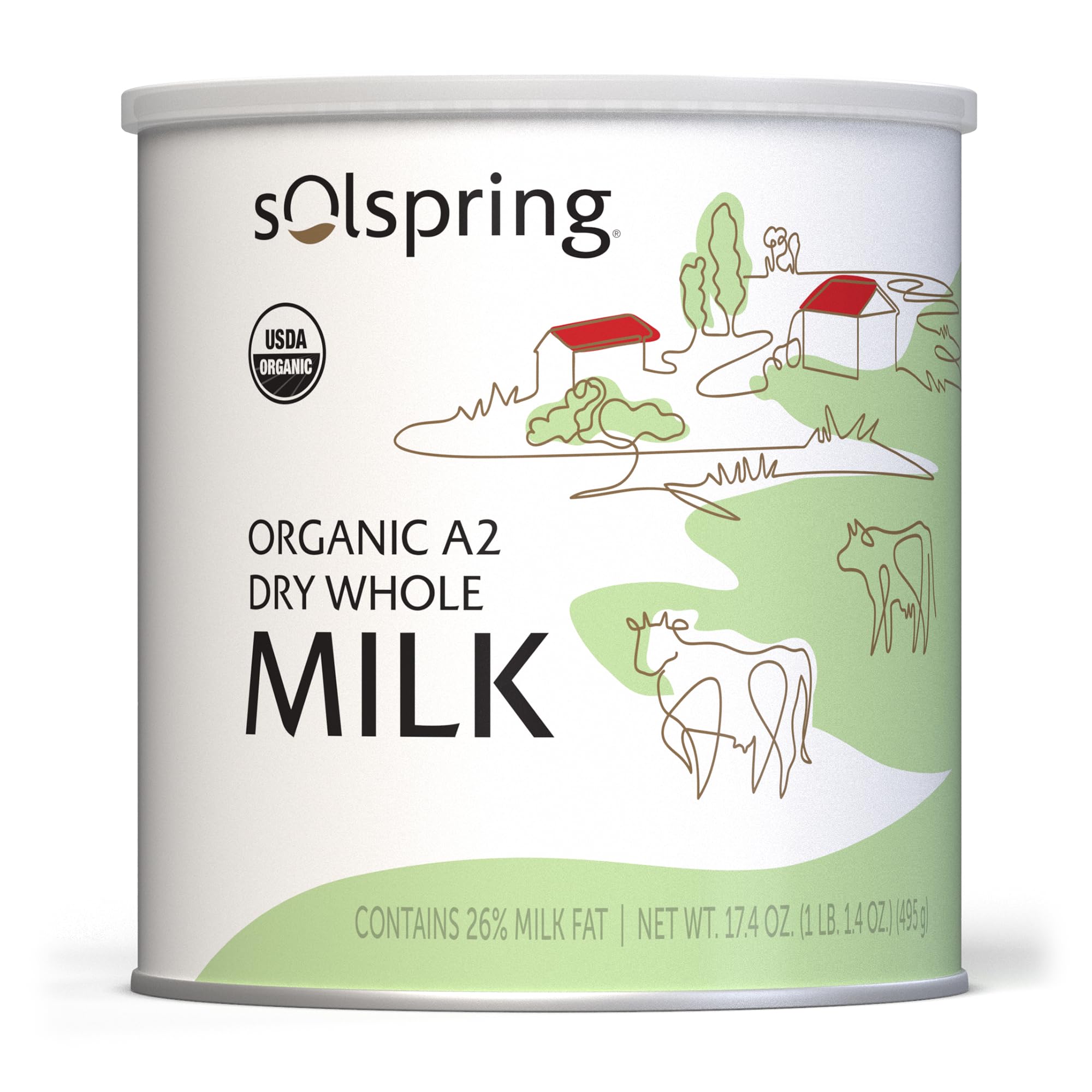 Foto 1 | Leche En Polvo Dr. Mercola Solspring Organic A2 495 G - Venta Internacional.