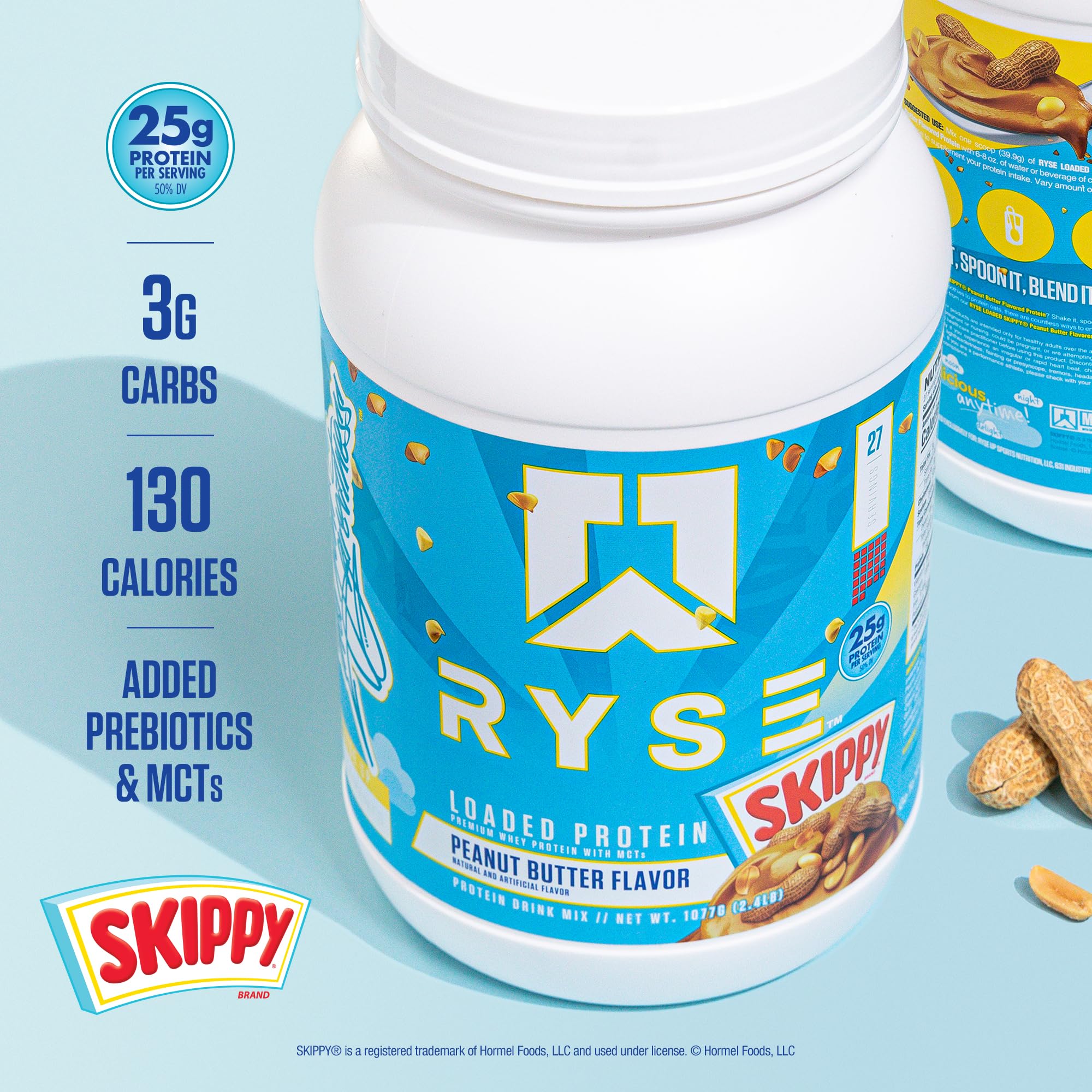 Foto 5 pulgar | Crema De Cacahuete Ryse Loaded Skippy Protein En Polvo  1 Kg  27 Raciones - Venta Internacional.