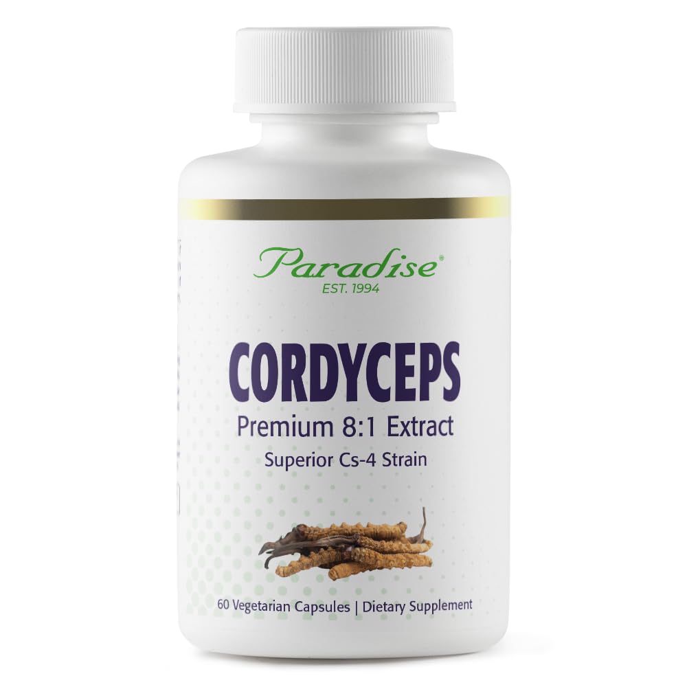 Foto 1 | Suplemento De Extracto De Cordyceps Cs-4 De Paradise Herbs 60 Cápsulas - Venta Internacional.