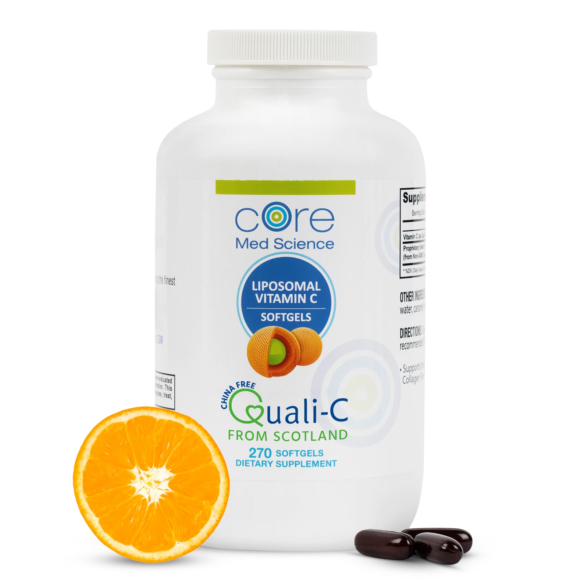 Foto 1 | Suplemento Core Med Science De Vitamina C Liposomal  1000 Mg  270 Cápsulas Blandas - Venta Internacional.