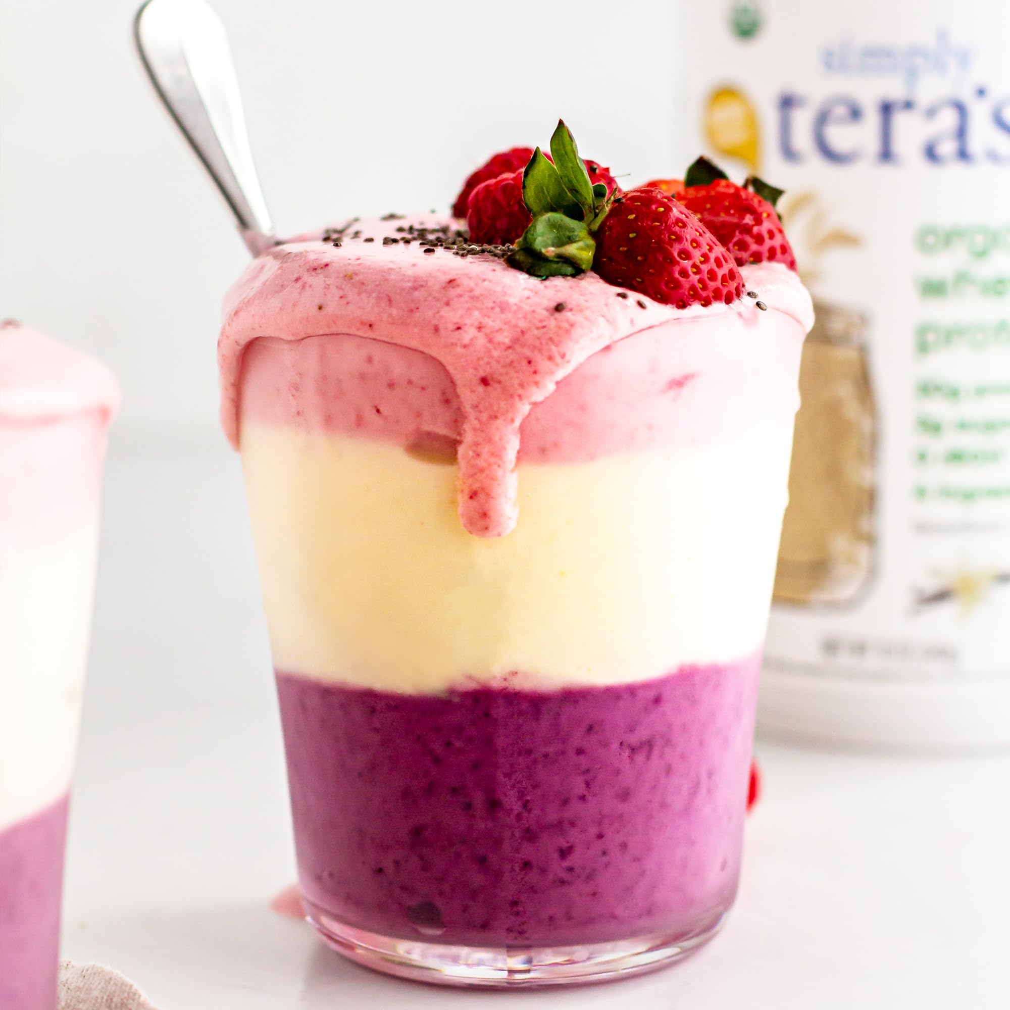 Foto 5 | Proteína De Suero En Polvo Simply Tera's Organic Vanilla 350 Ml - Venta Internacional.