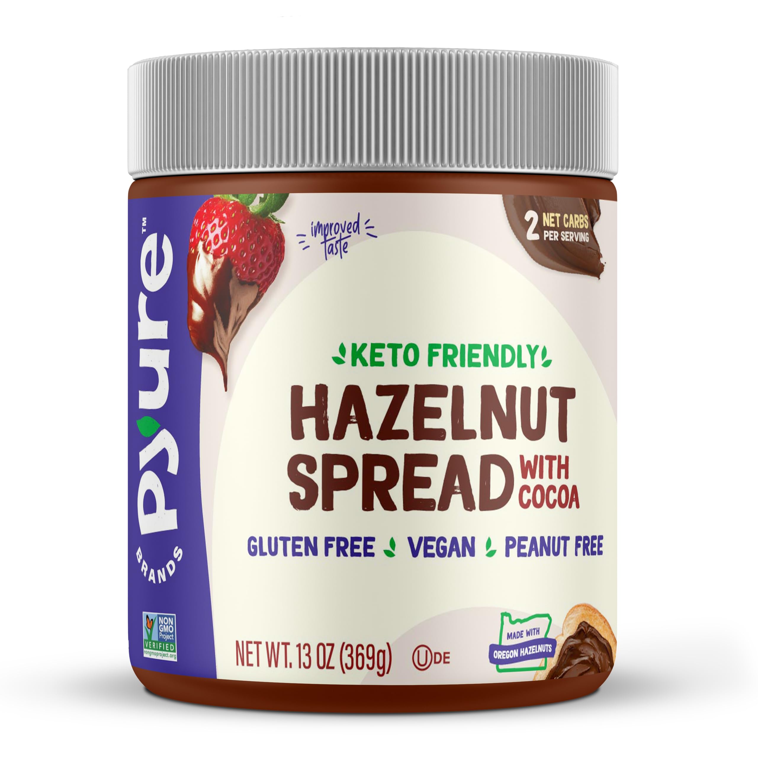 Foto 2 pulgar | Spread Pyure Keto Avellannut Chocolate  384 Ml  Sin Azúcar  Vegano - Venta Internacional.