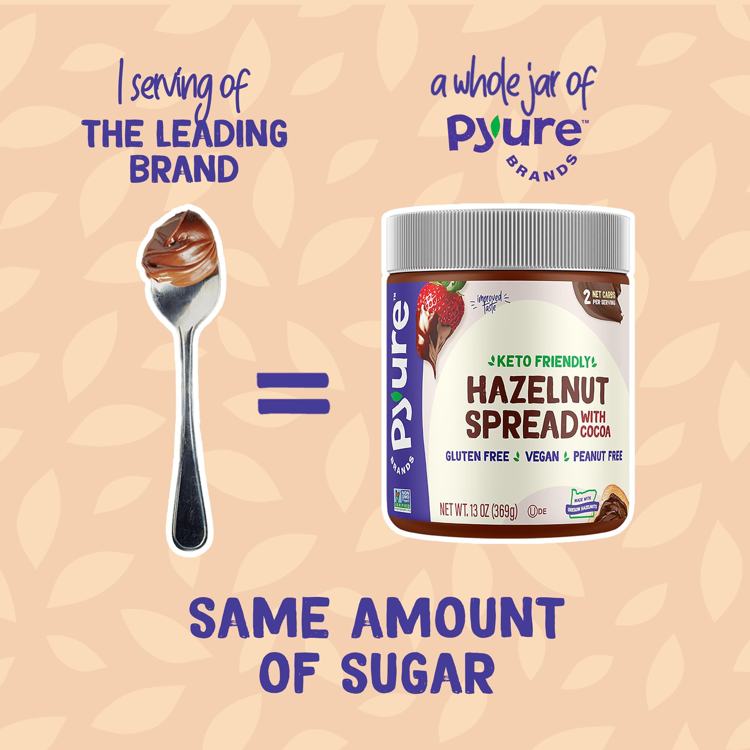 Foto 6 pulgar | Spread Pyure Keto Avellannut Chocolate  384 Ml  Sin Azúcar  Vegano - Venta Internacional.