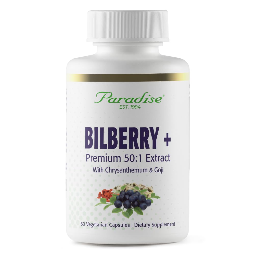 Foto 2 pulgar | Suplementos Paradise Herbs Bilberry Con Goji Y Crisantemo - Venta Internacional.