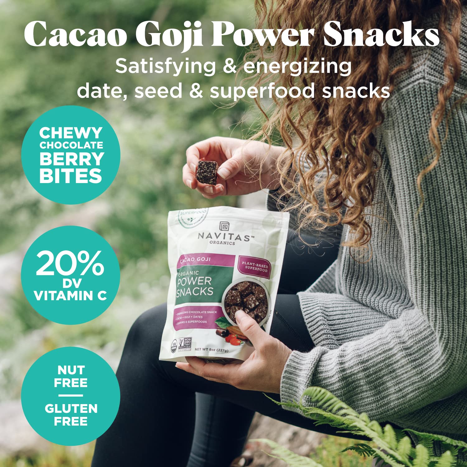 Foto 4 pulgar | Snacks Navitas Organics Superfood Power Cacao Goji 240 Ml - Venta Internacional.