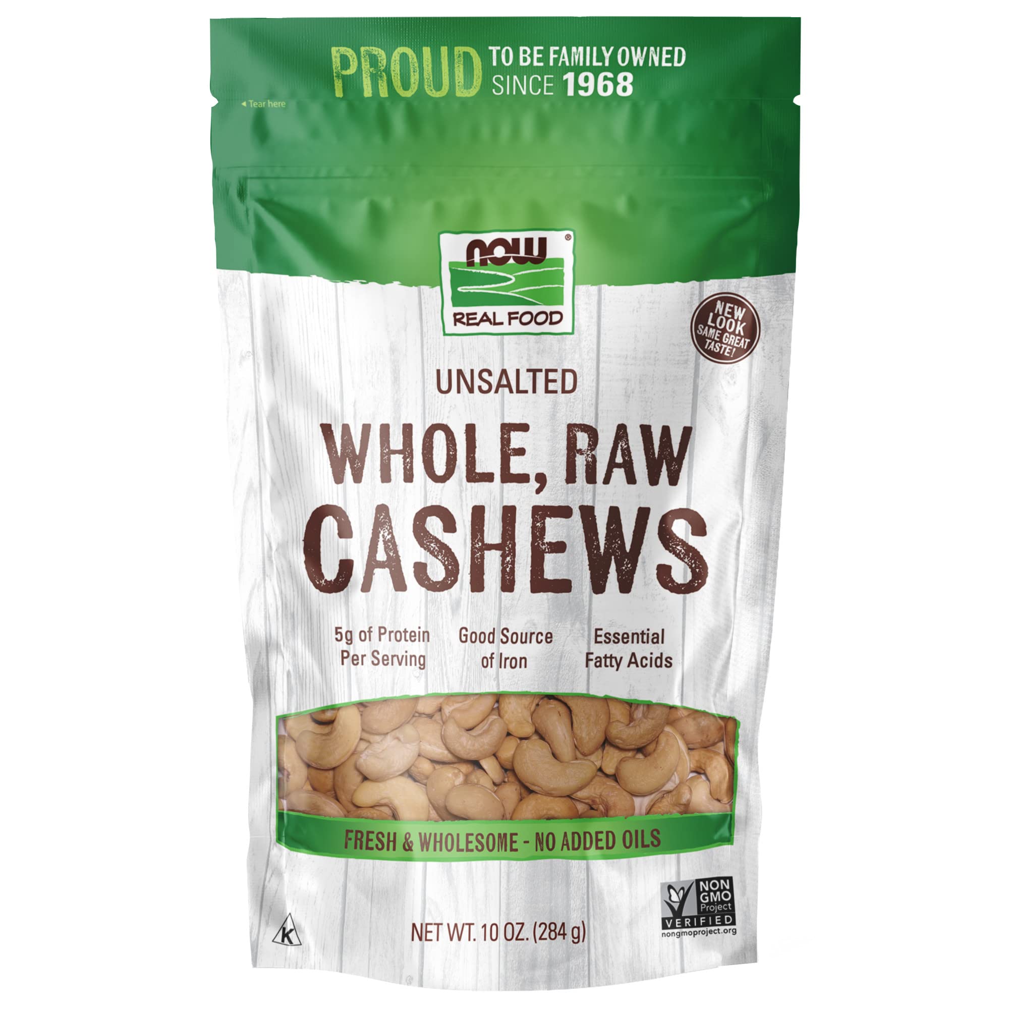 Foto 2 pulgar | Anachews Now Foods Whole Raw Sin Sal  Fuente De Proteína De Fibra  280 Ml - Venta Internacional.