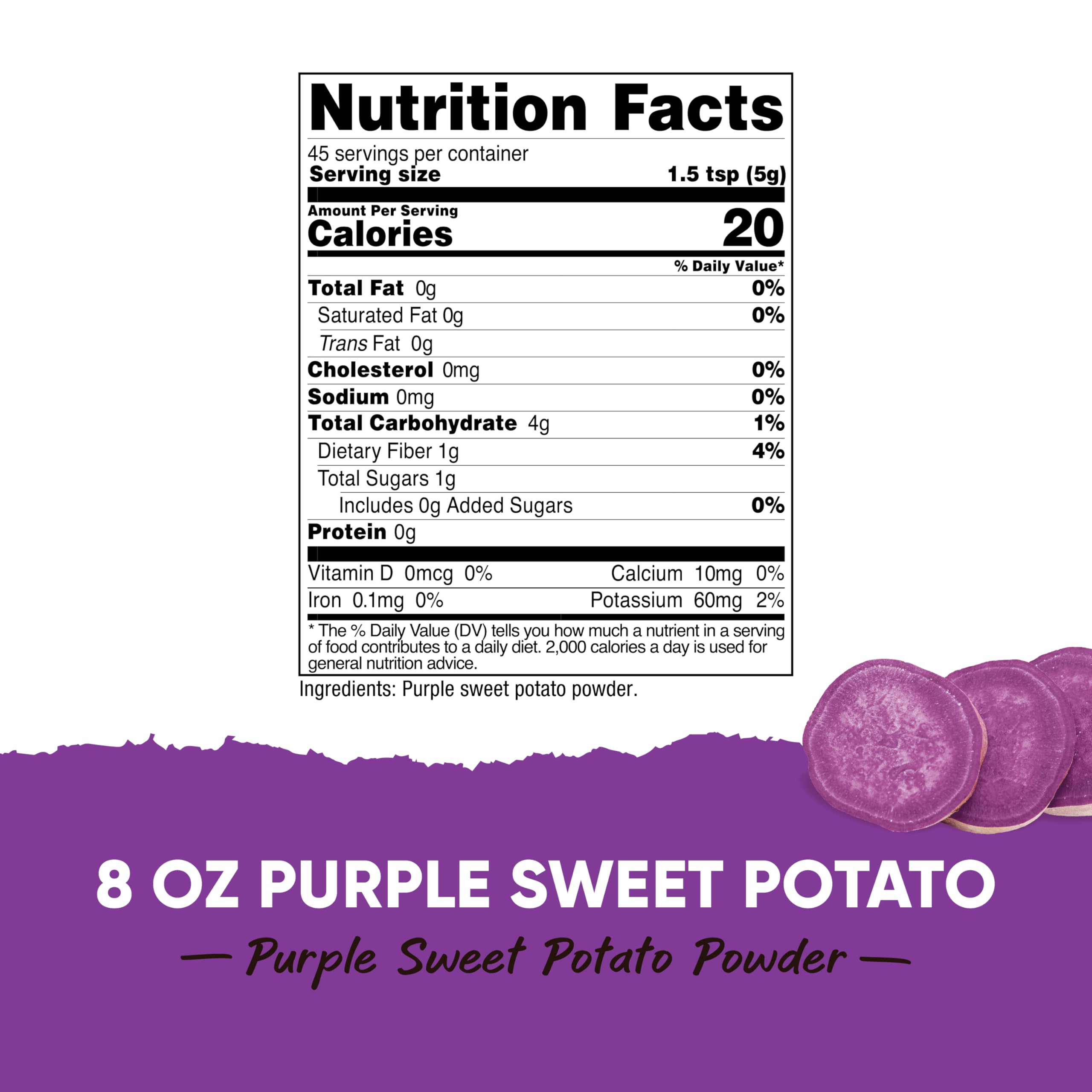 Foto 3 pulgar | Batata Morada En Polvo Nutricost  240 Ml  Sin Gluten  Vegana - Venta Internacional.