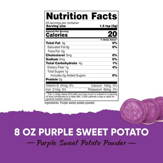 Foto 2 | Batata Morada En Polvo Nutricost 240 Ml Sin Gluten Vegana - Venta Internacional.