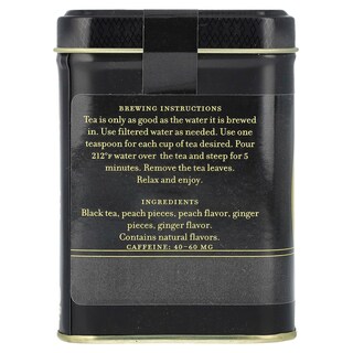 Foto 2 | Tea Harney & Sons Melocotones Y Jengibre A Granel 120 Ml - Venta Internacional.