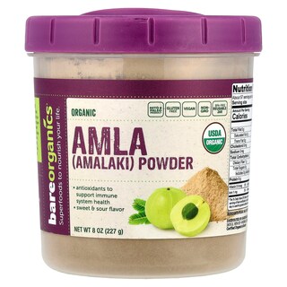 Foto 1 | Suplemento Bareorganics Amla En Polvo Orgánico 227 G - Venta Internacional.