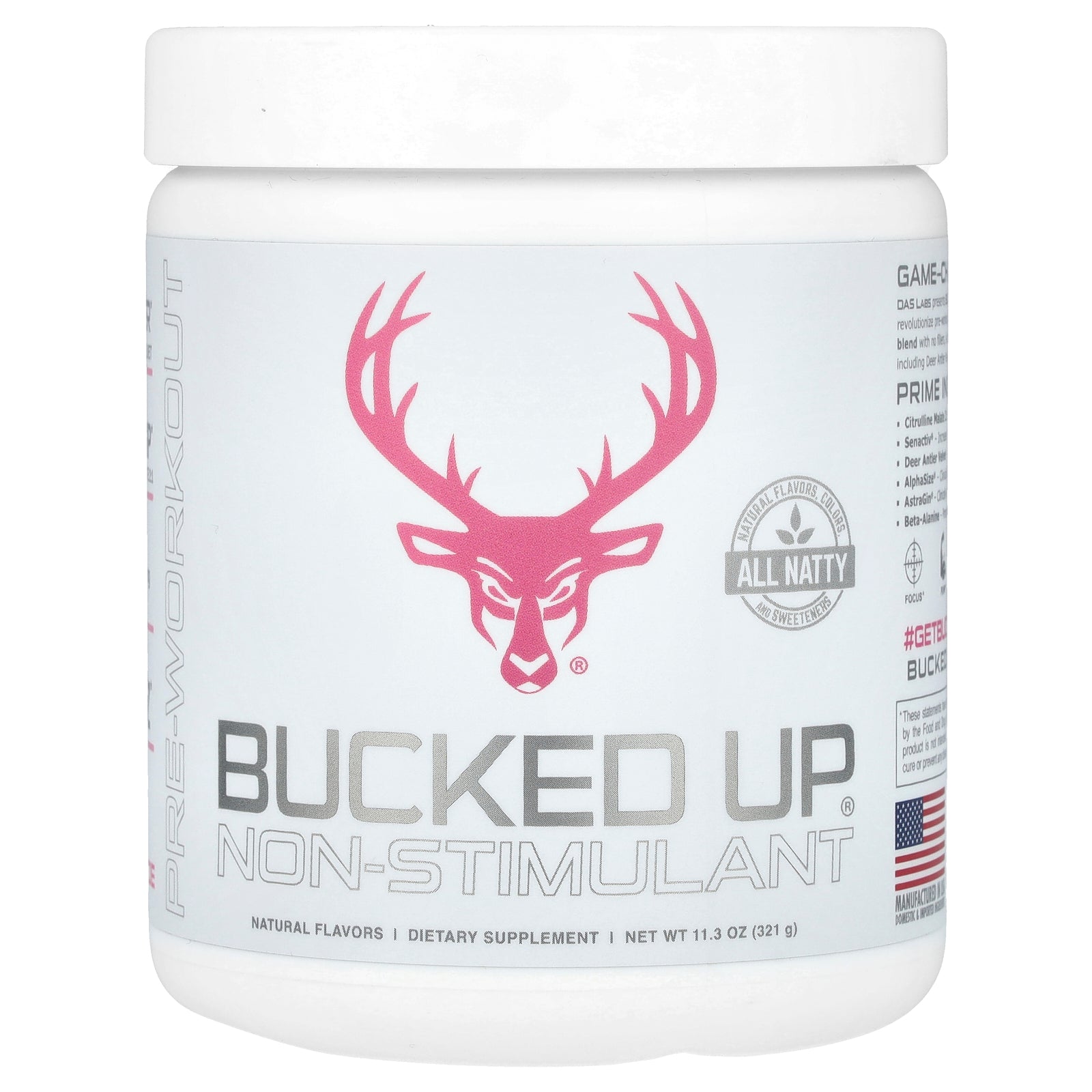 Foto 2 pulgar | Limonada Rosa No Estimulante Pre-workout Bucked Up 321 G - Venta Internacional.