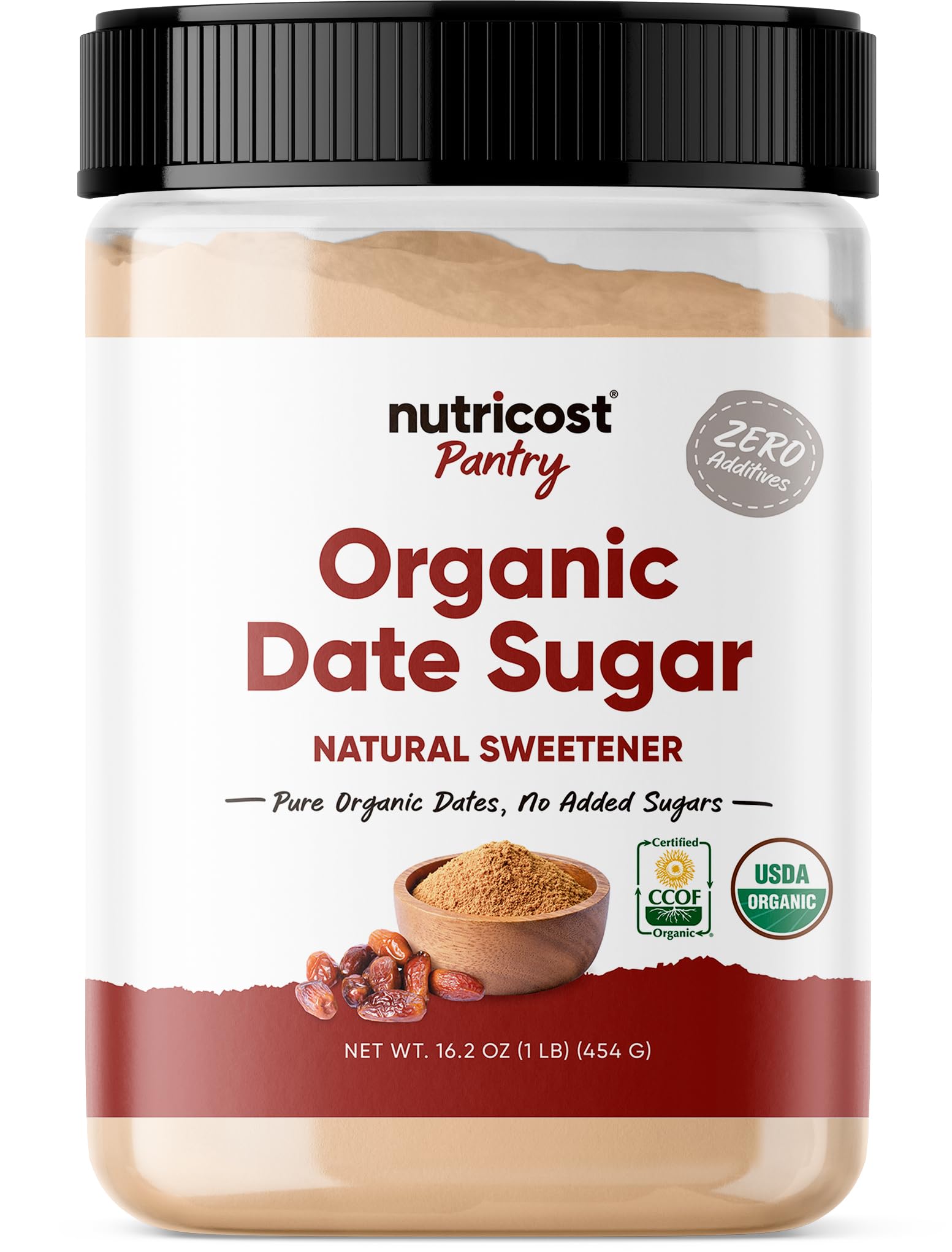 Foto 2 pulgar | Azúcar De Dátil Orgánico Nutricost 454 G  Orgánico Del Usda  Vegano - Venta Internacional.