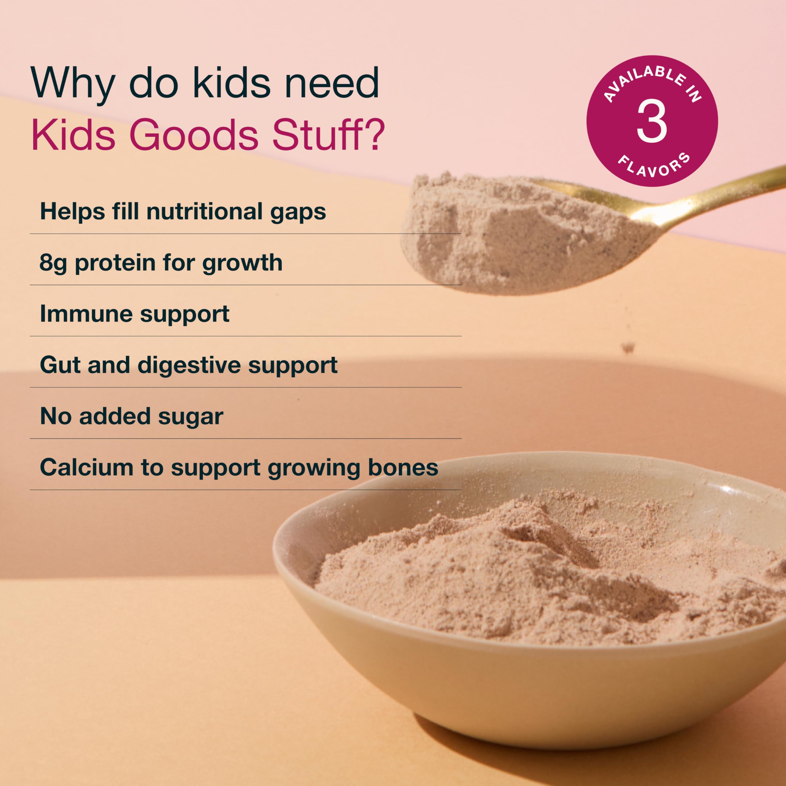 Foto 3 | Suplemento Nutricional Nuzest Kids Good Stuff Vanilla 225g - Venta Internacional.