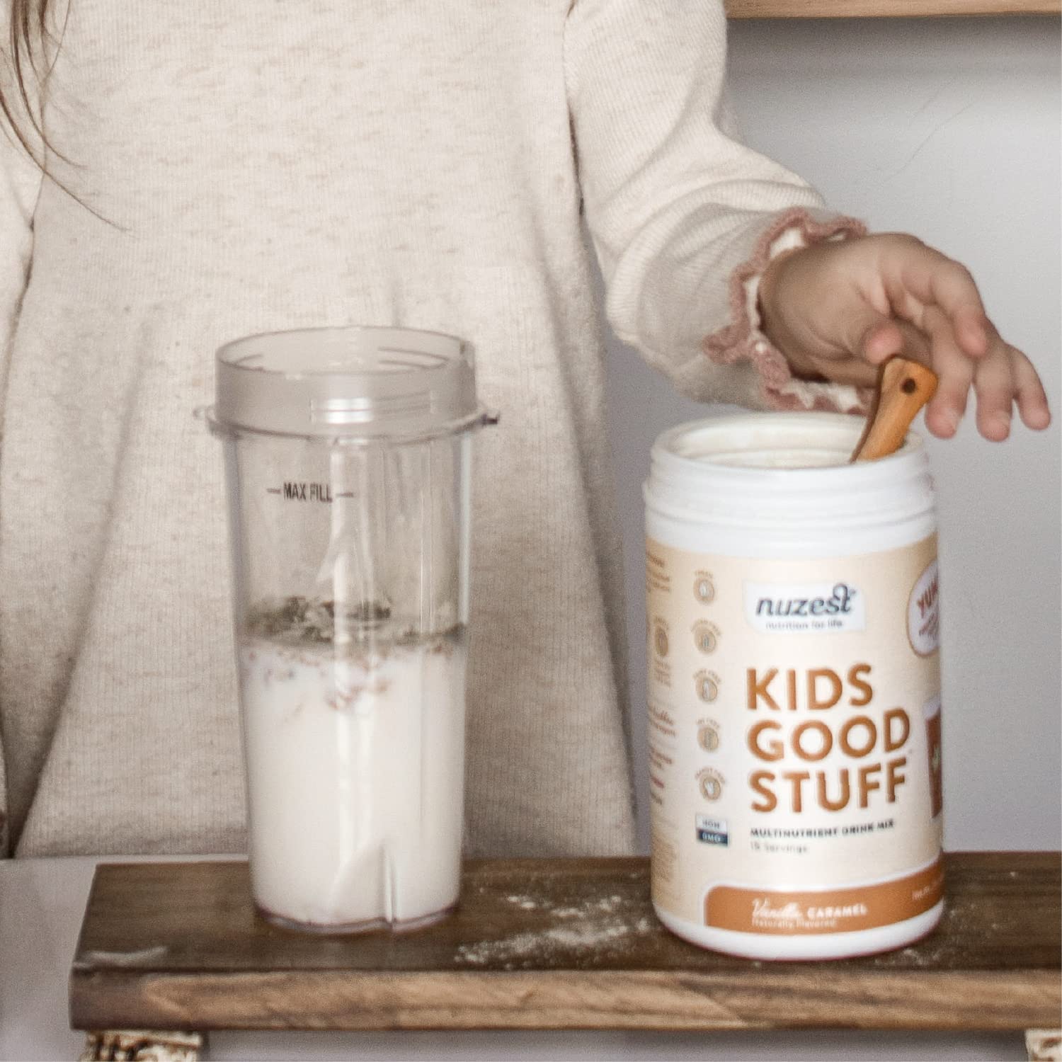 Foto 7 pulgar | Suplemento Nutricional Nuzest Kids Good Stuff Vanilla 225g - Venta Internacional.