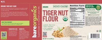 Foto 5 | Harina Bareorganics Tigre Nut 340 Ml - Venta Internacional.