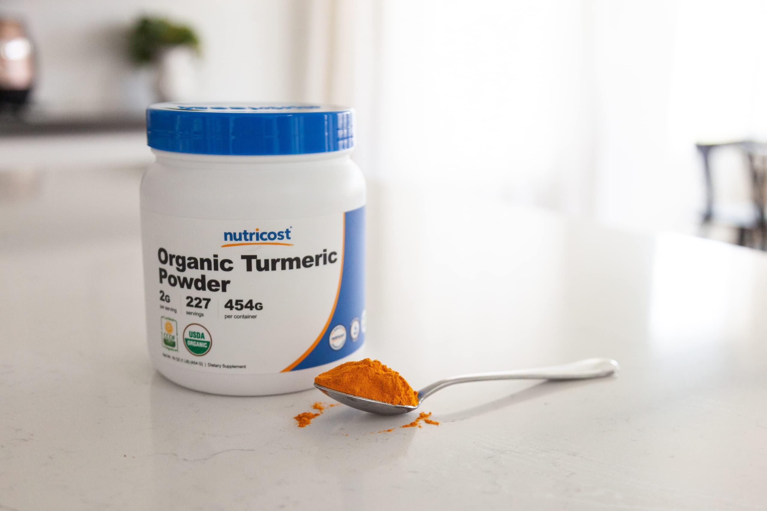 Foto 6 | Cúrcuma En Polvo Nutricost Organic 454 G (16 Oz) Sin Gluten Del Usda - Venta Internacional.