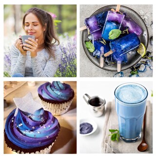 Foto 2 | Té Matcha Azul En Polvo Wilderness Poets Blue Butterfly Pea - Venta Internacional.
