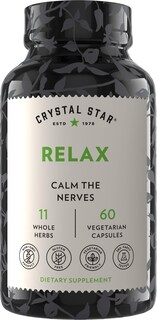 Foto 1 | Suplemento Crystal Star Relax 60 Cápsulas Para Calmar Los Nervios - Venta Internacional.