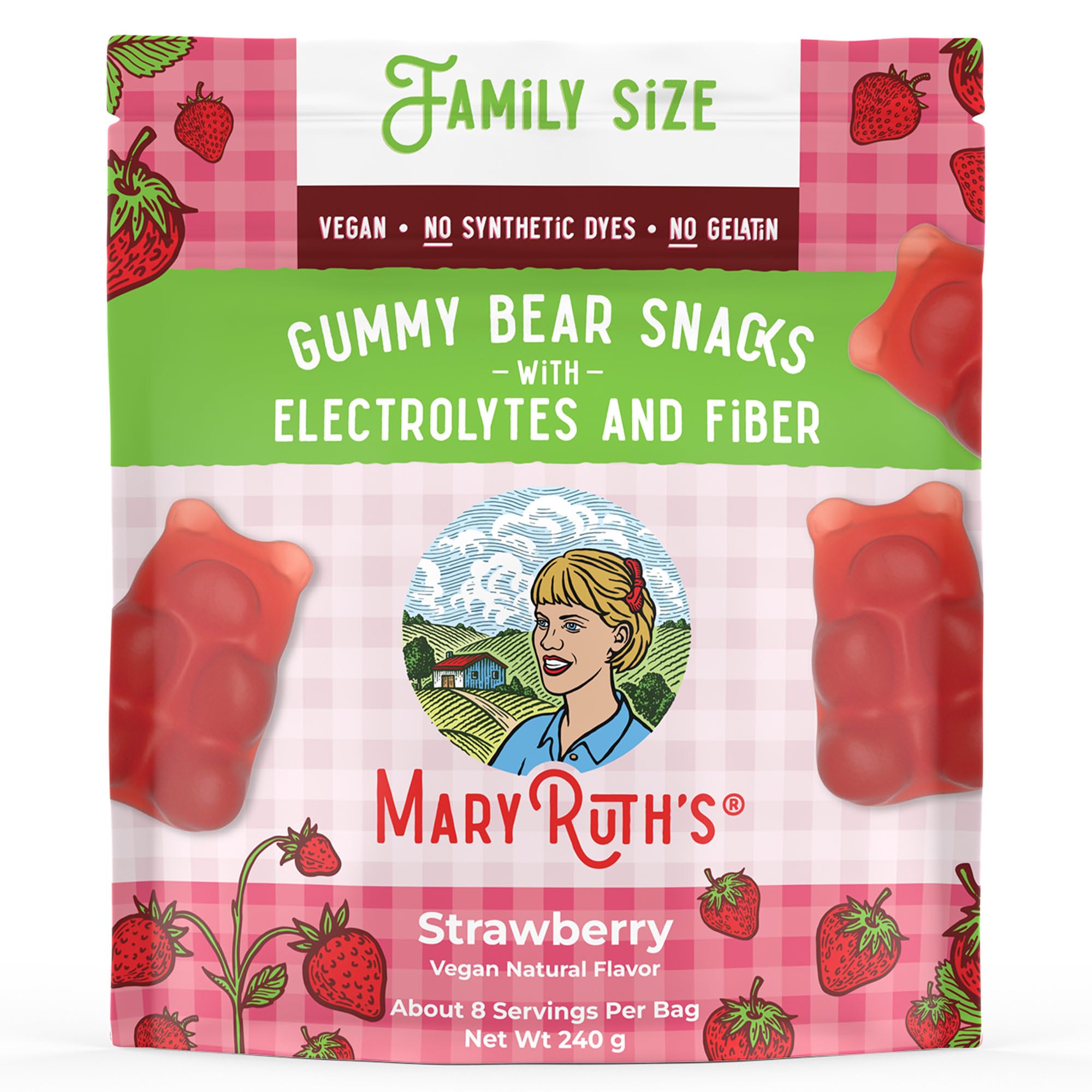 Foto 2 pulgar | Snacks Gummy Bears Maryruth Organics Con Electrolitos  240 G - Venta Internacional.