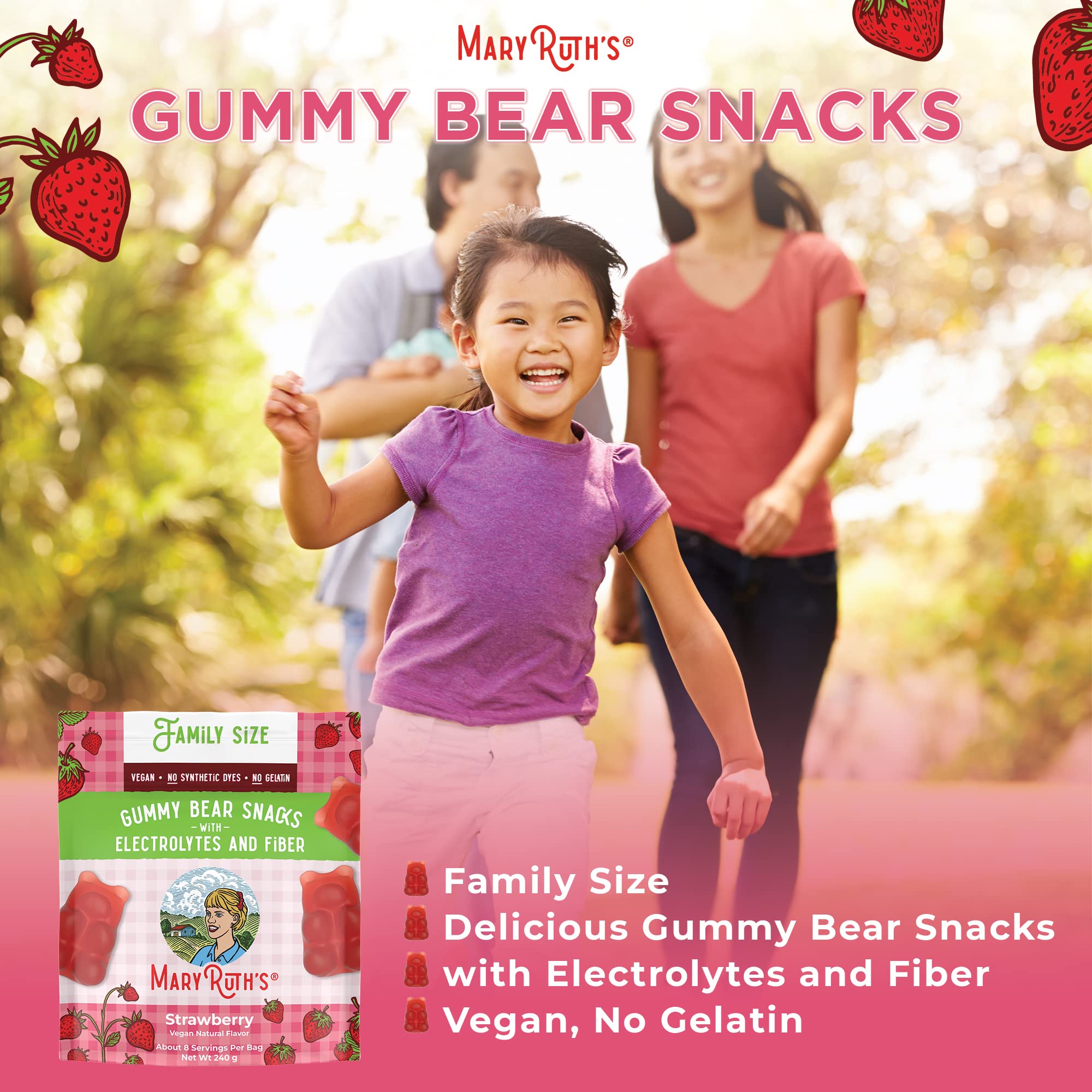 Foto 3 pulgar | Snacks Gummy Bears Maryruth Organics Con Electrolitos  240 G - Venta Internacional.