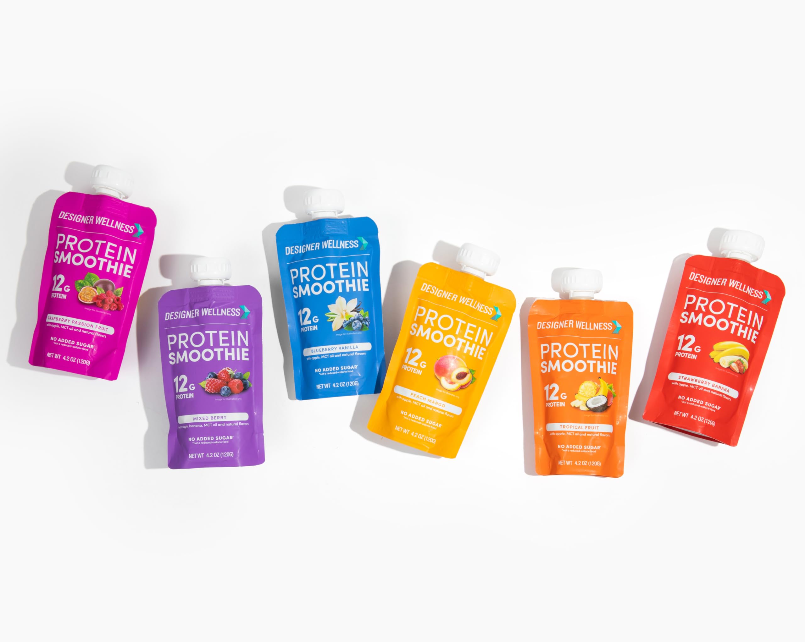 Foto 7 | Protein Smoothie Designer Wellness Real Fruit  12 G De Proteína - Venta Internacional.