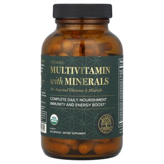 Foto 1 | Suplemento Multivitamínico Orgánico Global Healing 120 Cápsulas - Venta Internacional.