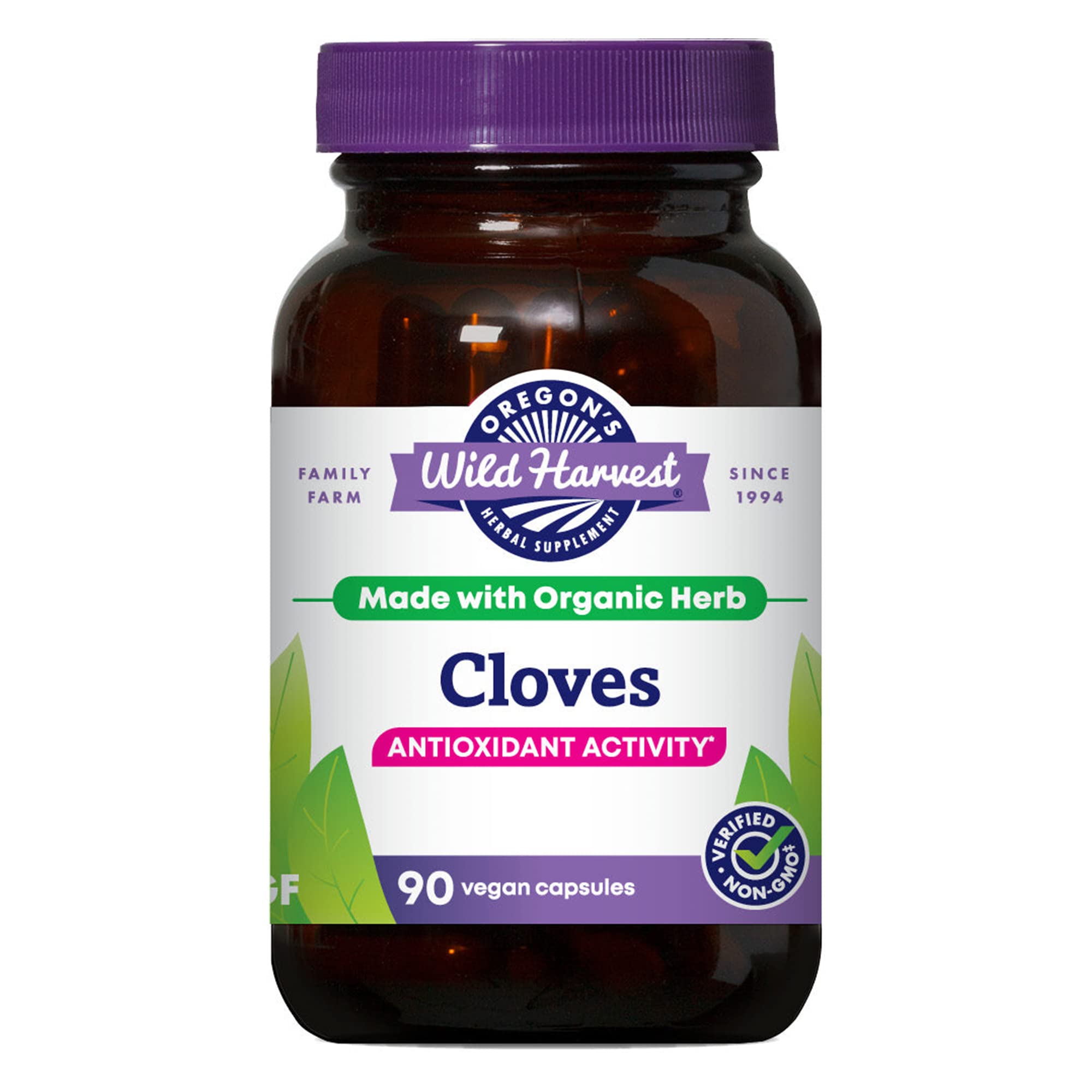 Foto 2 pulgar | Suplemento Organ's Wild Harvest Cloves Organic 90 Cápsulas - Venta Internacional.