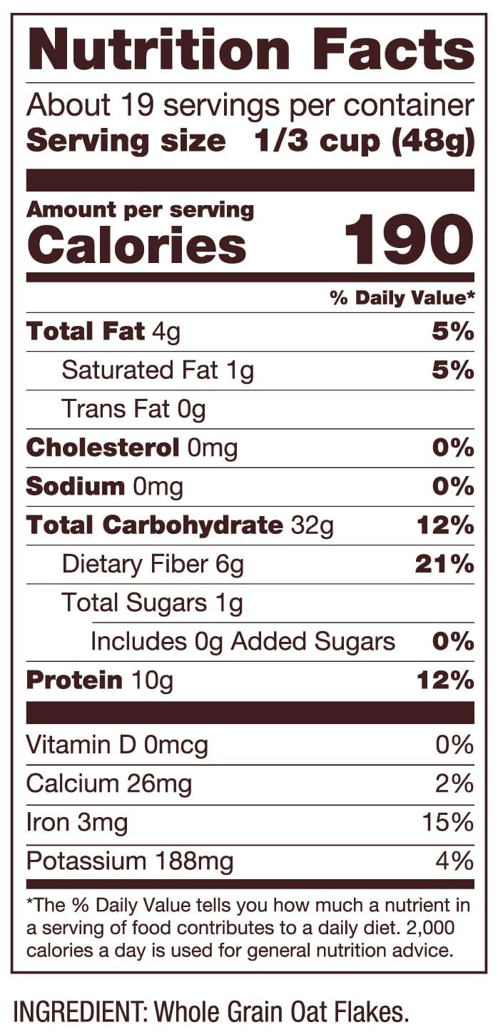 Foto 4 pulgar | Proteína Sin Gluten  Avena Bob's Red Mill  946 Ml  10 G De Proteína - Venta Internacional.