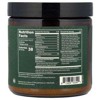 Foto 2 | Suplemento Global Healing Organic Super Greens 190 G - Venta Internacional.