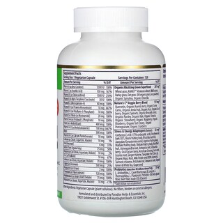 Foto 2 | Suplemento Multivitamínico Paradise Herbs Earth's Blend 120 Cápsulas - Venta Internacional.