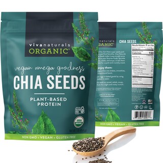 Foto 1 | Semillas De Chía Viva Naturals Organic 454 G - Proteína Omega-3 Y Vegana - Venta Internacional.