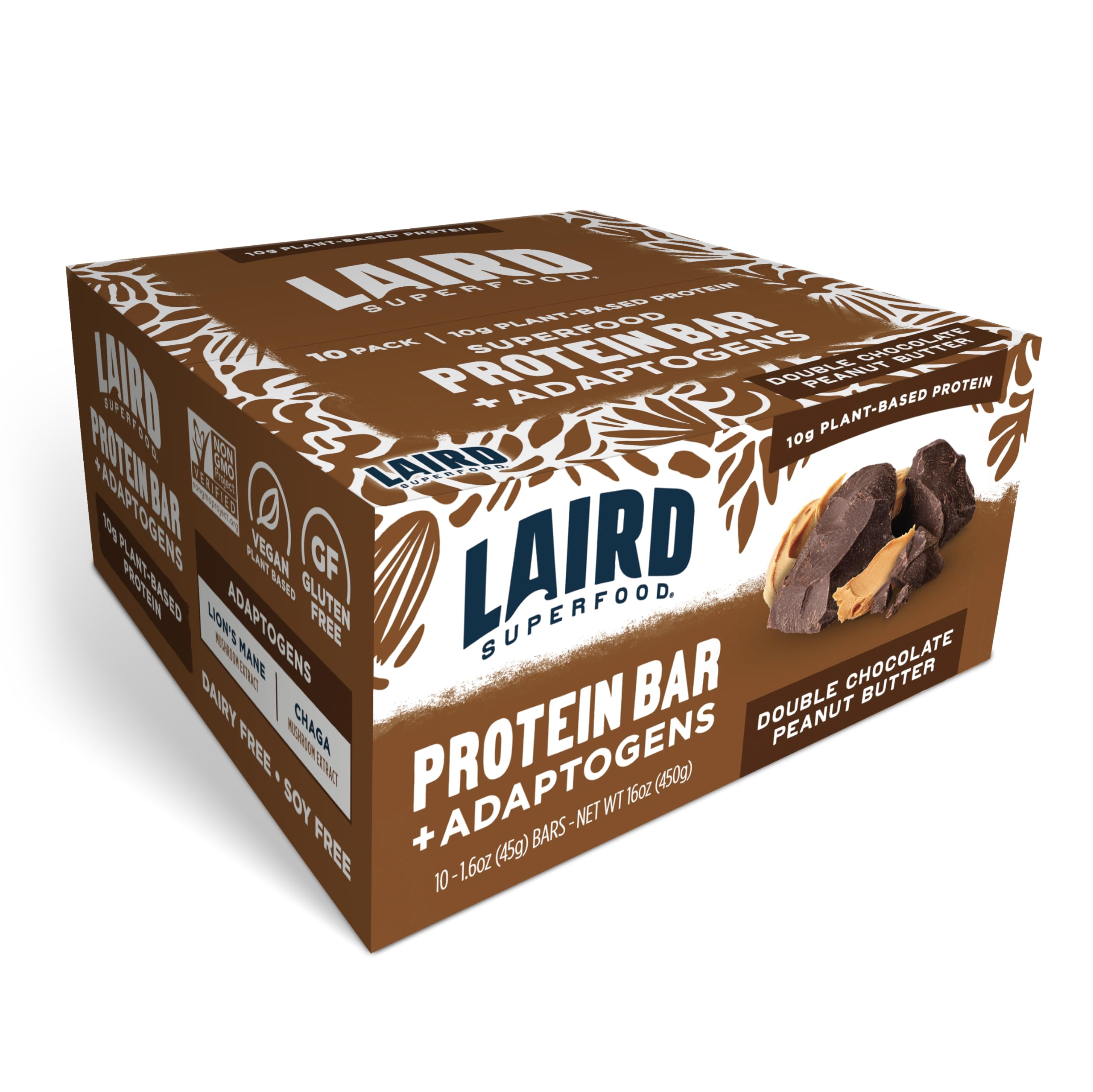 Foto 4 pulgar | Protein Bar Laird Superfood Functional Double Chocolate Mantequilla De Cacahuete - Venta Internacional.
