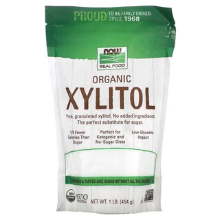 Foto 1 | Xilitol Now Foods Organic Pure 454 G Cetogénico De Bajo Índice Glucémico - Venta Internacional.