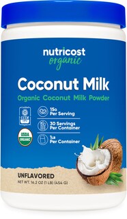 Foto 1 | Leche De Coco En Polvo Nutricost Organic 454 G - Sin Ogm - Venta Internacional.