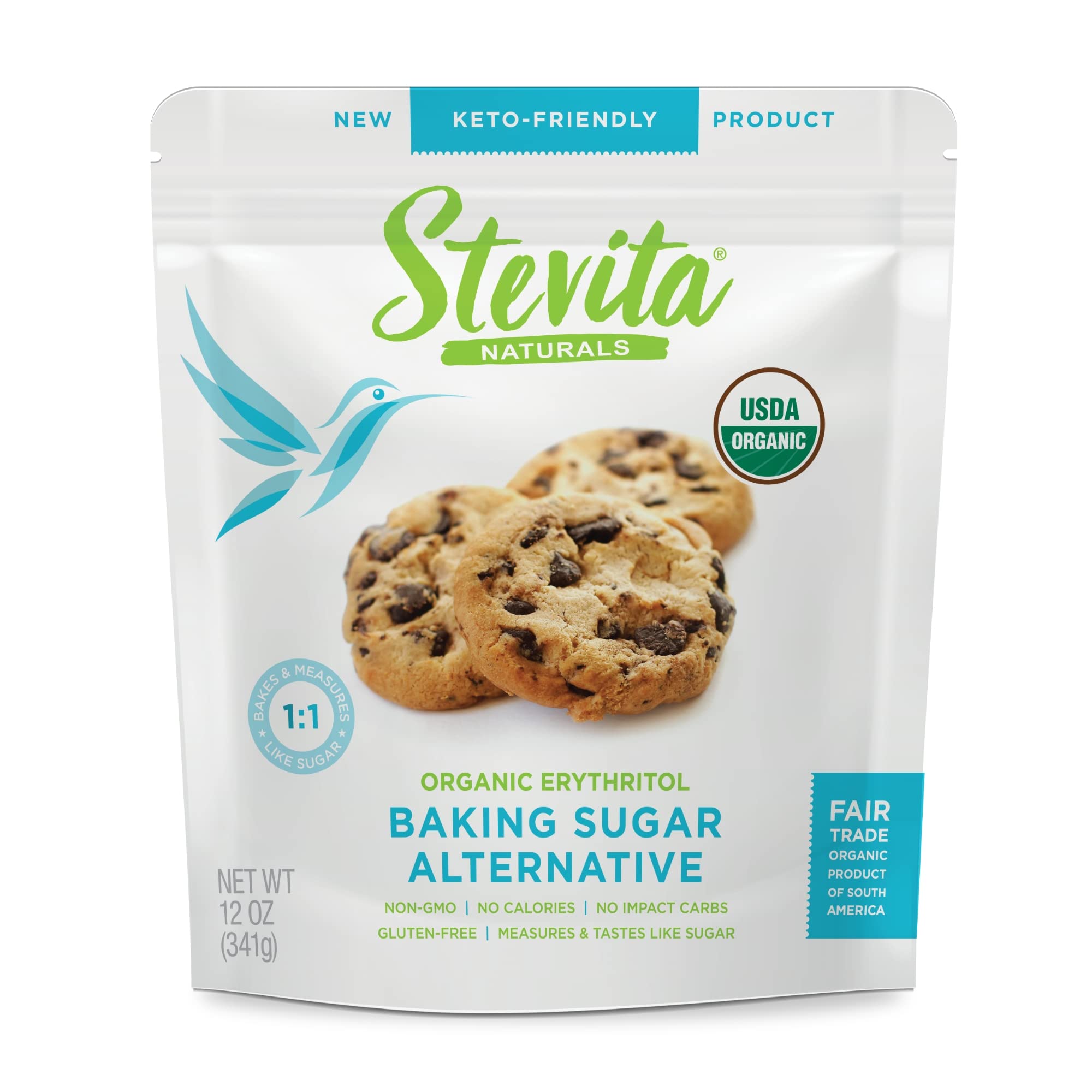 Foto 2 pulgar | Alternativa Al Azúcar Para Hornear  Eritritol Orgánico Stevita  350 Ml - Venta Internacional.