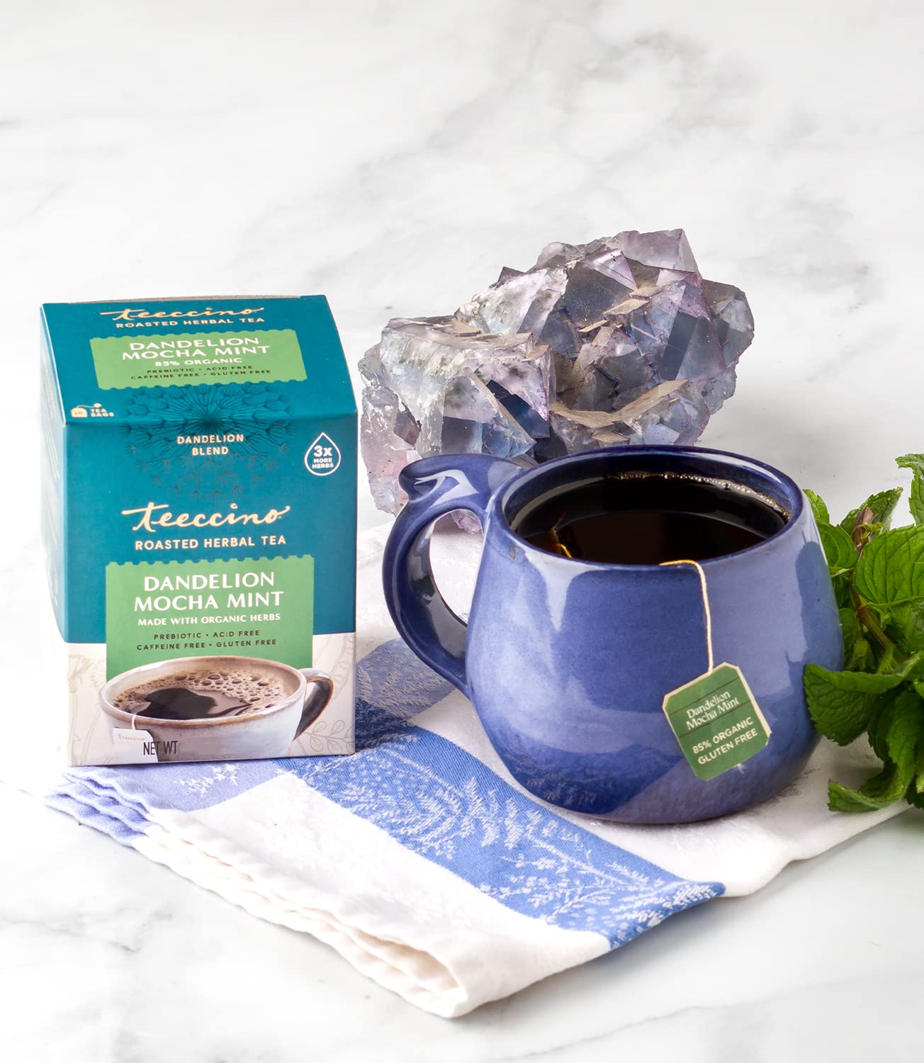 Foto 7 pulgar | 25 Bolsitas De Té Tea Teeccino  Diente De León  Moca Y Menta  Sin Cafeína - Venta Internacional.
