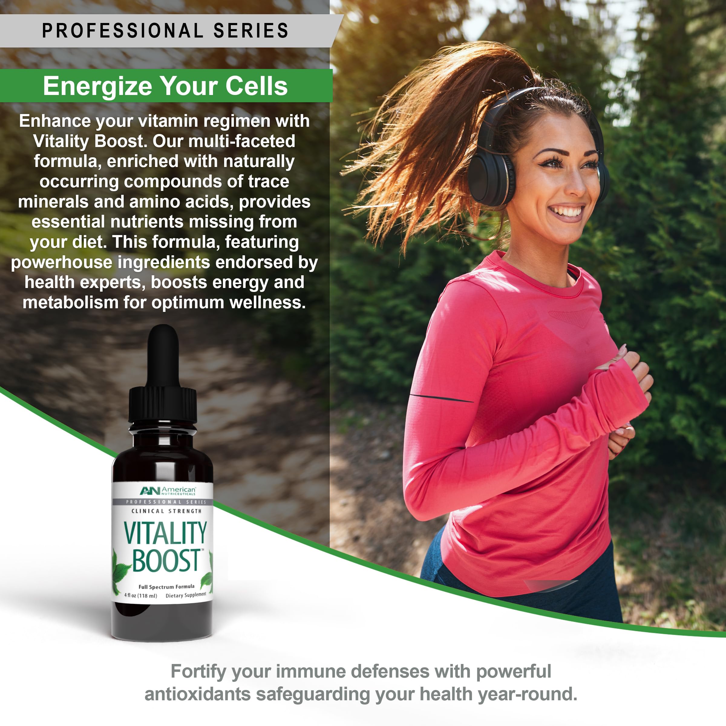 Foto 6 pulgar | Suplemento Multimineral American Nutriceuticals Vitality Boost Fulvic Acid Con Gotas De Oligoelementos - Venta Inte