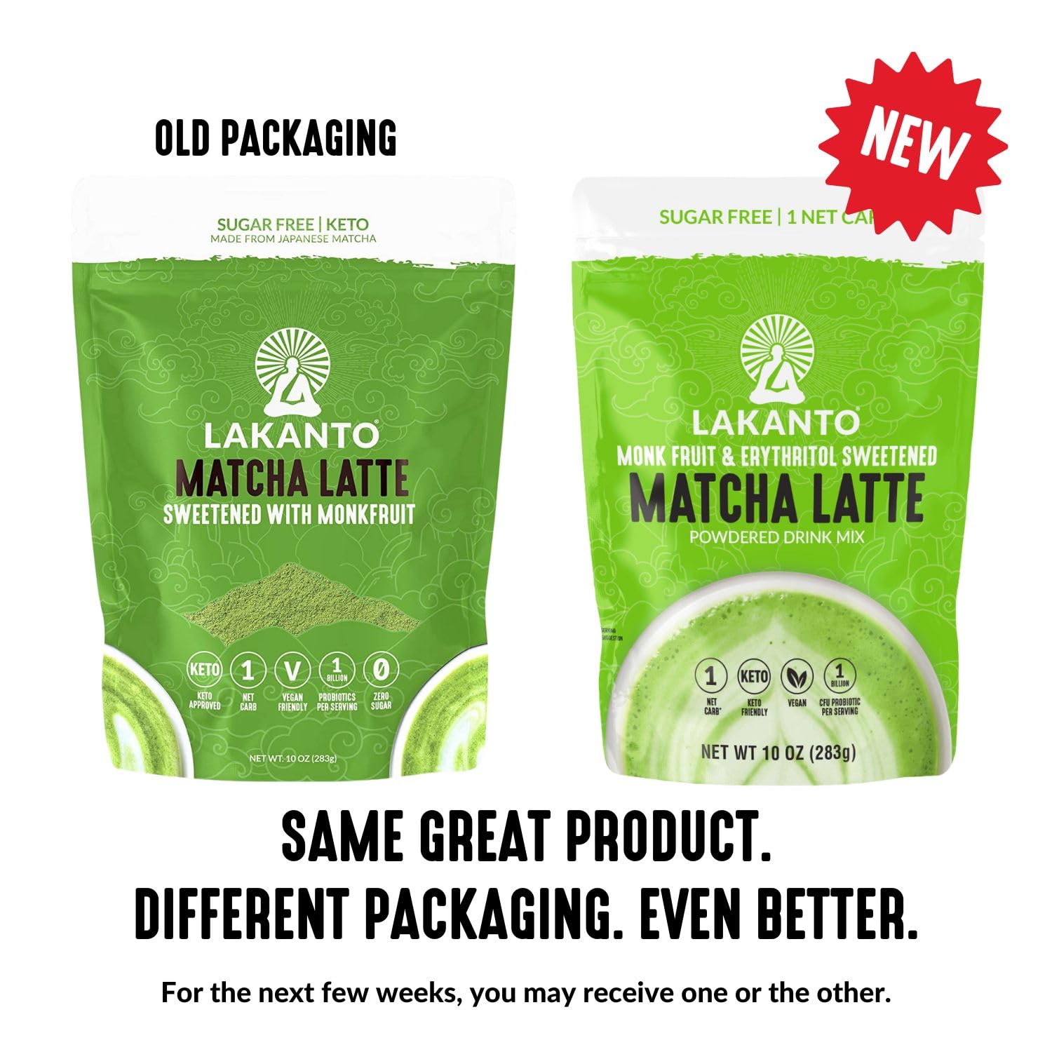 Foto 7 pulgar | Té Verde Sin Azúcar Matcha Latte Lakanto En Polvo 300 Ml - Venta Internacional.
