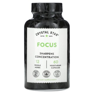 Foto 1 | Suplemento Crystal Star Focus 60 Cápsulas Vegetarianas - Venta Internacional.