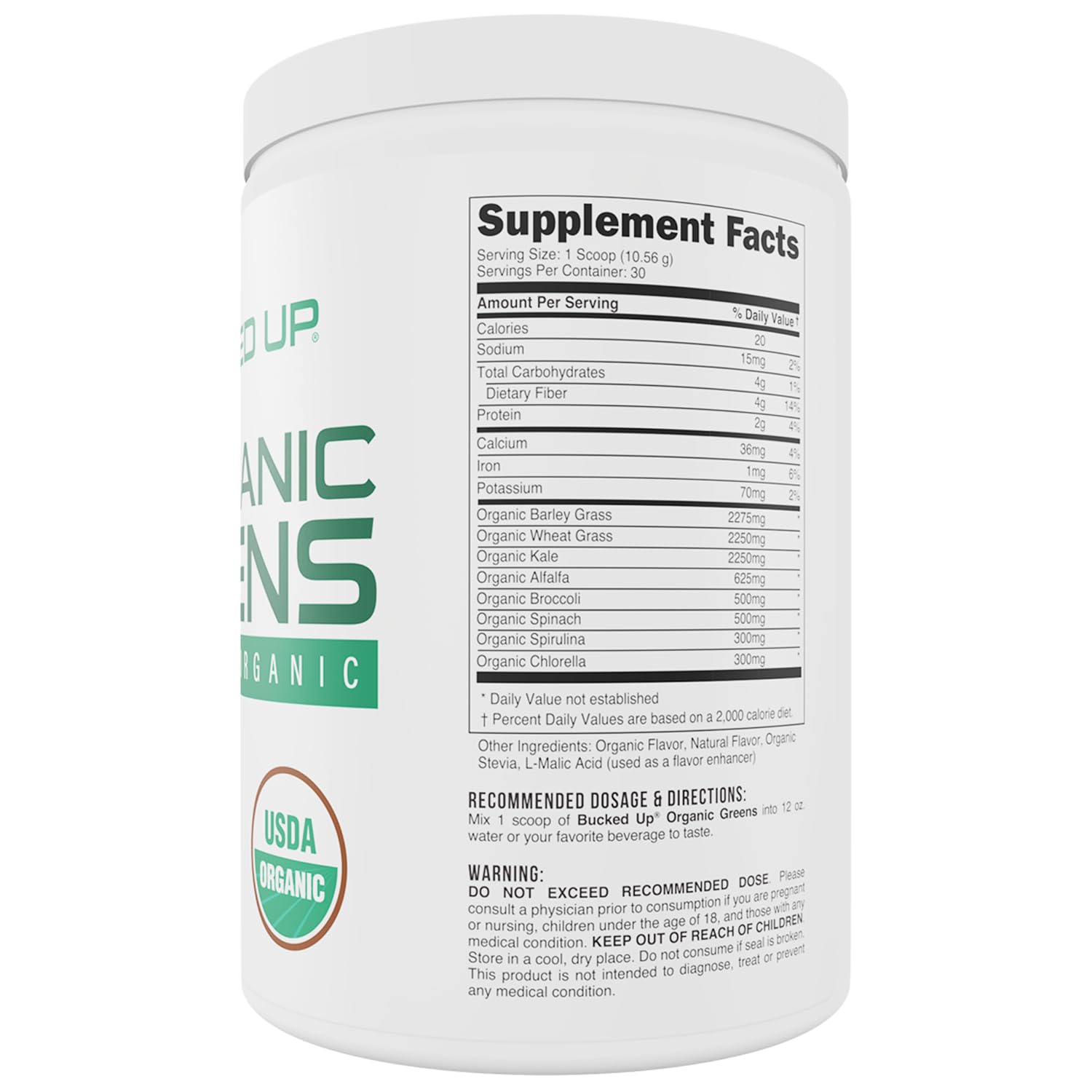 Foto 3 | Superfood Powder Bucked Up Greens Mixed Berry  330 Ml  30 Porciones - Venta Internacional.