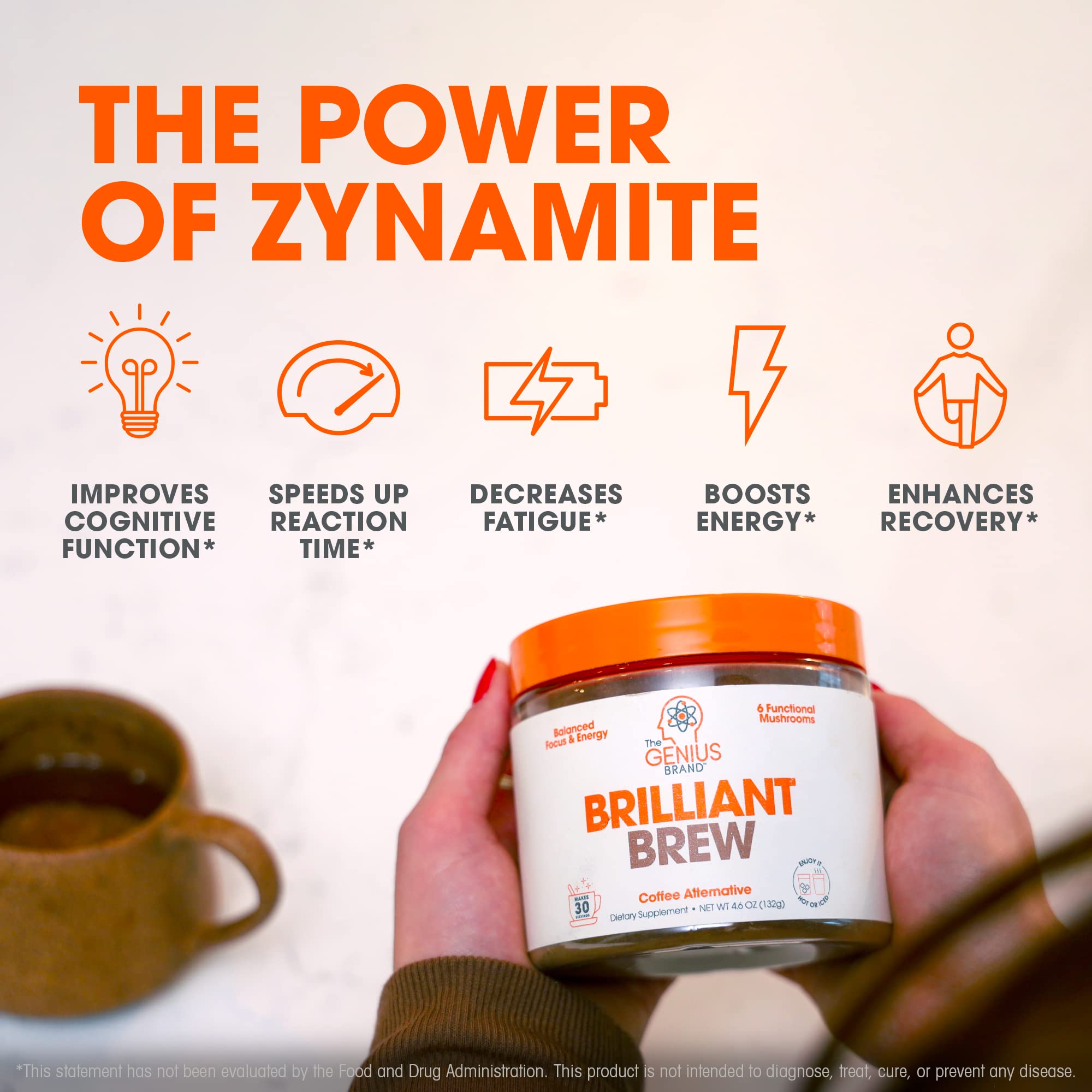 Foto 6 pulgar | Alternativa Al Café The Genius Brand Brilliant Brew  30 Porciones - Venta Internacional.