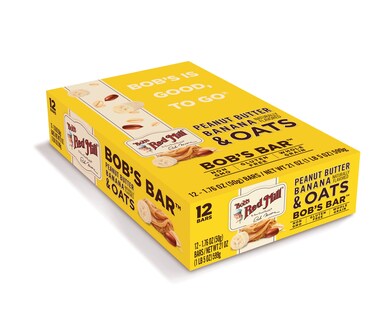 Foto 3 | Snack Bar Bob's Red Mill Mantequilla De Cacahuete Plátano Y Avena Paquete De 12 - Venta Internacional.