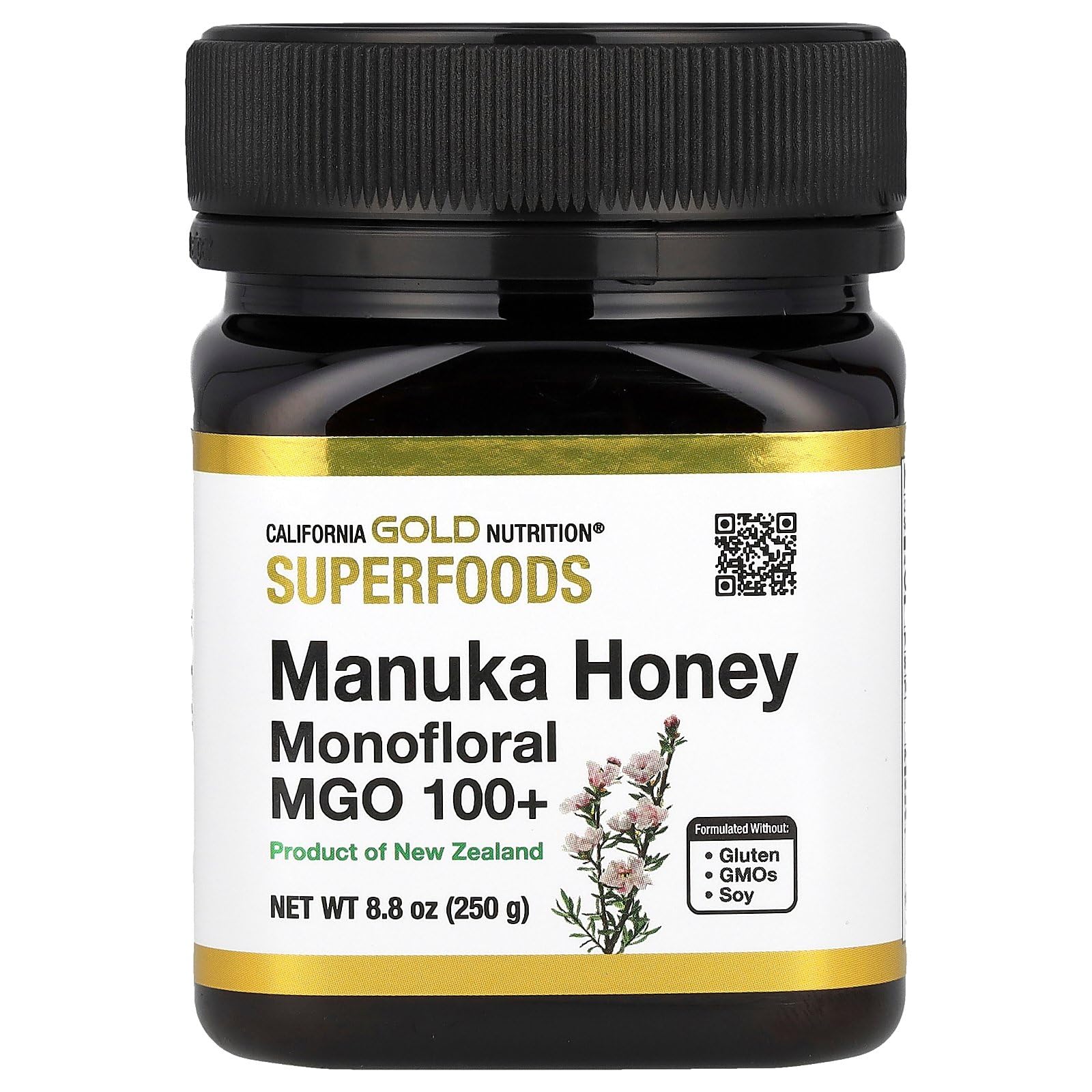 Foto 2 pulgar | Miel De Manuka California Gold Nutrition Mgo 100+ 250 G - Venta Internacional.