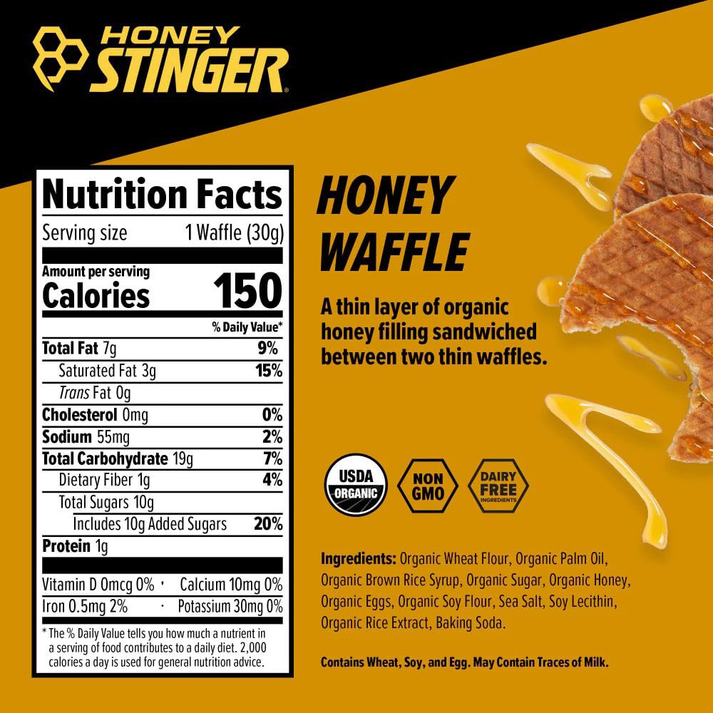 Foto 3 pulgar | Waffles Honey Stinger  Miel Orgánica  30 G  Paquete De 12 - Venta Internacional.
