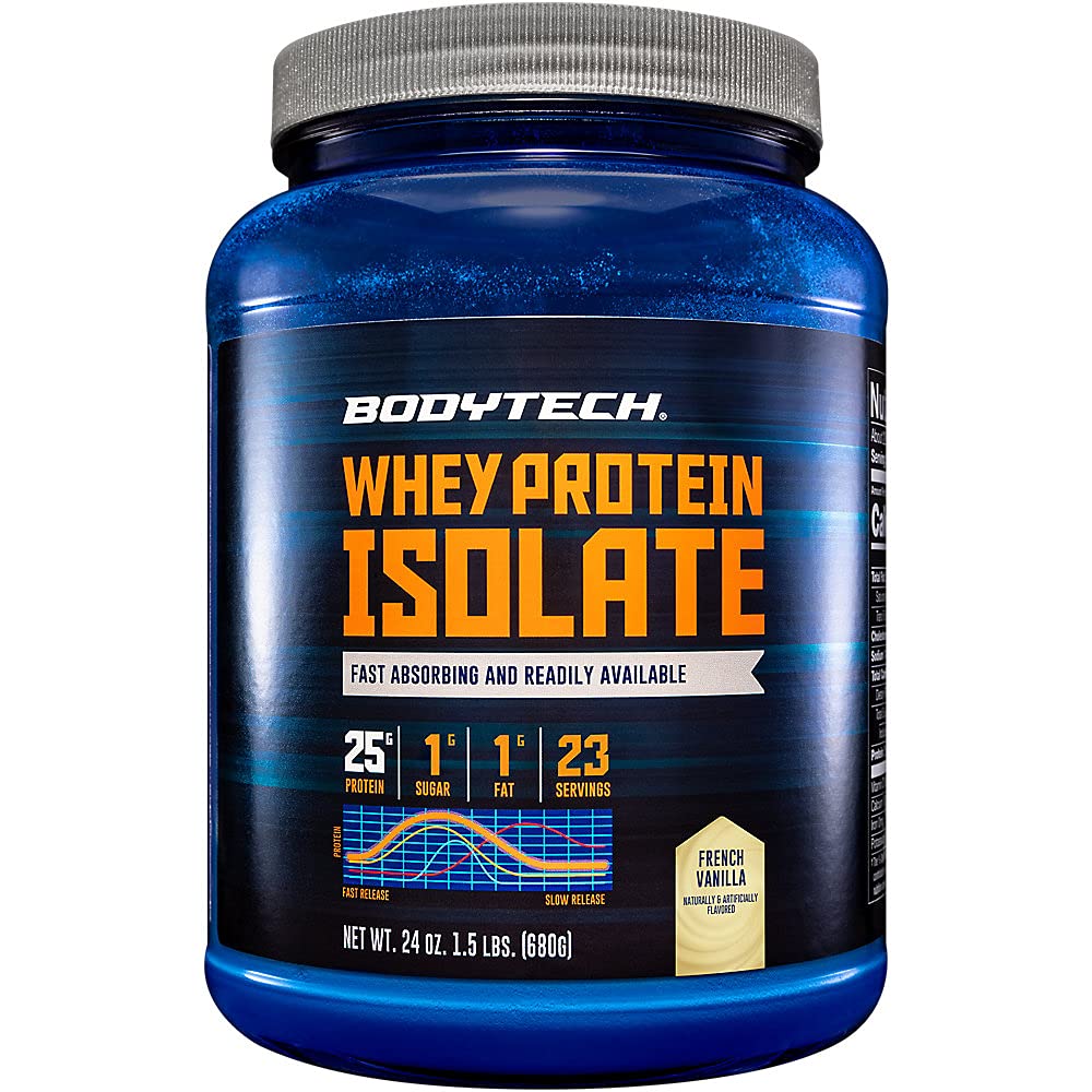 Foto 3 pulgar | Proteína En Polvo Bodytech Whey Isolate Vanilla 680 G Con 25 G De Proteína - Venta Internacional.